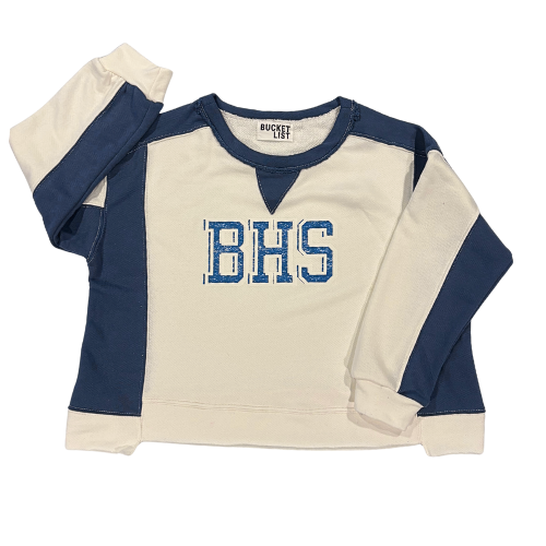 BHS Contrast Color-Block Sweatshirt