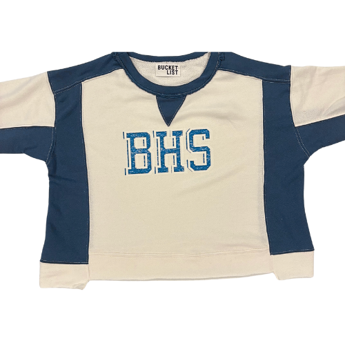 BHS Contrast Color-Block Sweatshirt