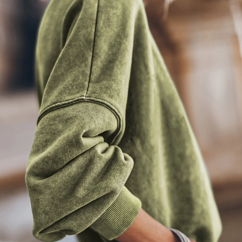 BMS Drop Shoulder Crew Neck Sweatshirt