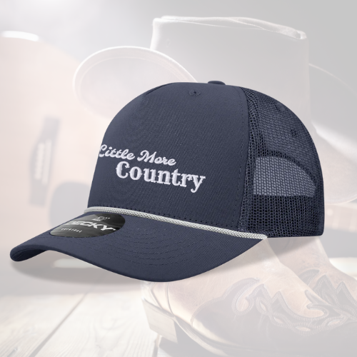 Little More Country Embroidered Rope Hat