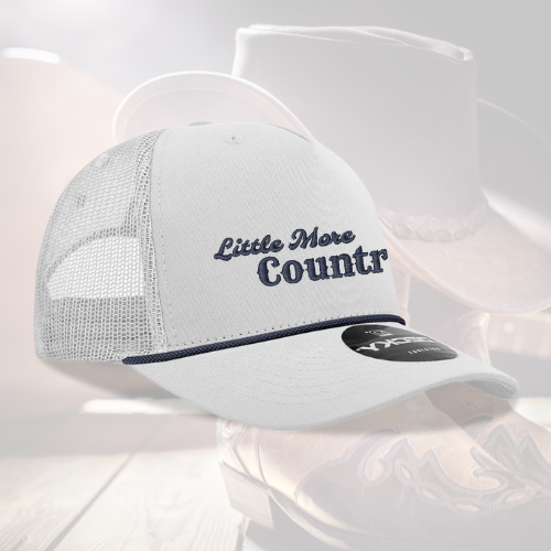 Little More Country Embroidered Rope Hat