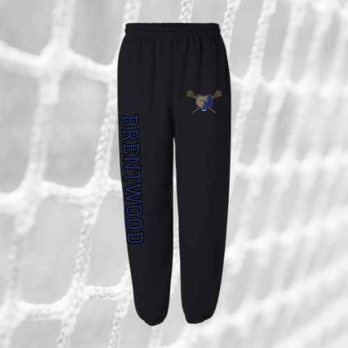 Bruin Lacrosse Logo + Brentwood Gildan Sweatpants