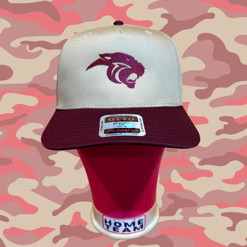 Panther Embroidered: Mid-Profile Crown Split