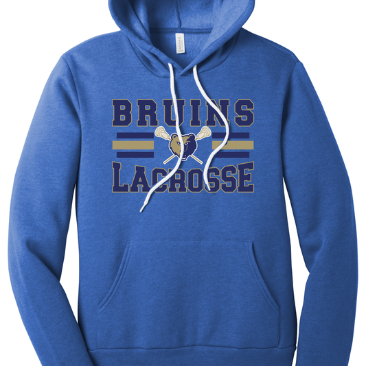 Bruins Lacrosse BELLA + CANVAS - Sponge Fleece Hoodie