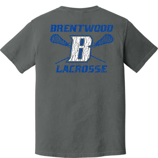 Vintage Old School Logo on Comfort Colors Soft Heavy Tee