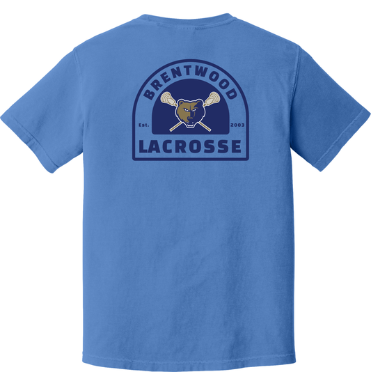 Arched Badge Logo on Comfort Colors Soft Heavy Tee