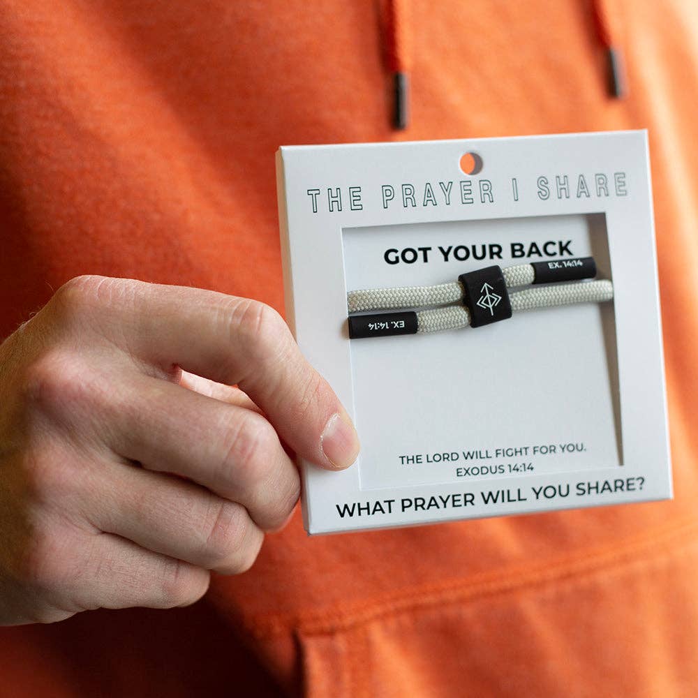 GOT YOUR BACK, Christian Cord Bracelet