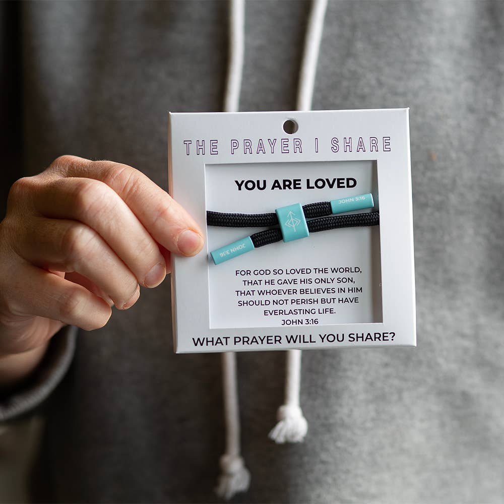 YOU ARE LOVED Bracelet, Christian Cord Bracelet