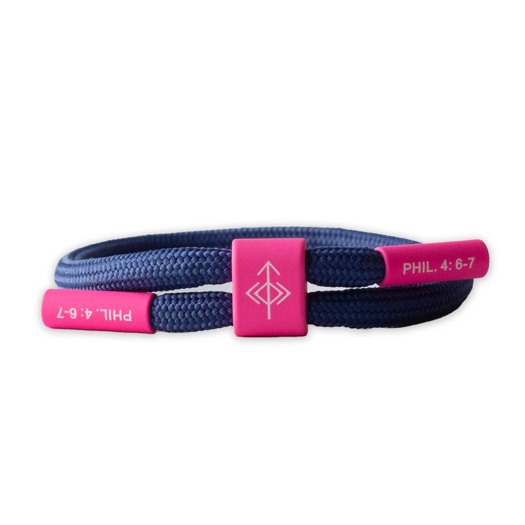 DON'T WORRY BE HAPPY Christian Cord Bracelet