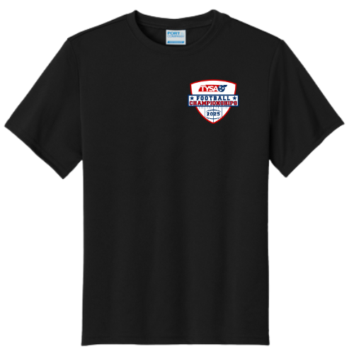 TYSA Black Performance Tee Small Logo