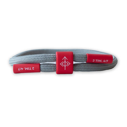 STRONG TO THE END Christian Cord Bracelet