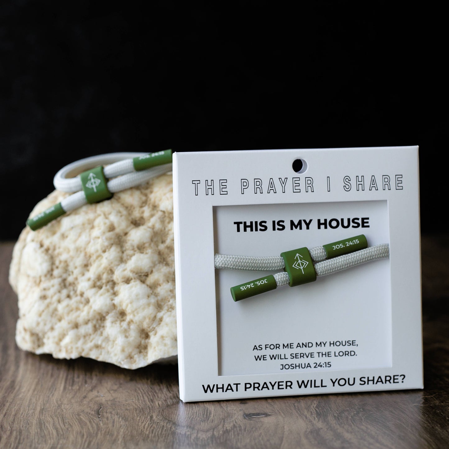 THIS IS MY HOUSE Christian Cord Bracelet
