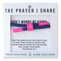 DON'T WORRY BE HAPPY Christian Cord Bracelet
