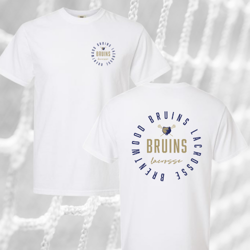 Lacrosse Circle Comfort Colors Soft Heavy Tee