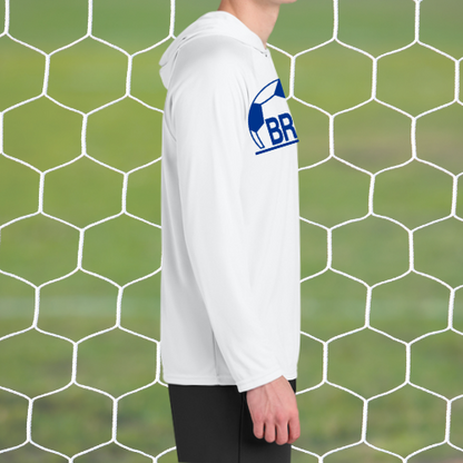 Bruin Soccer Logo UPF Performance LS Hoodie