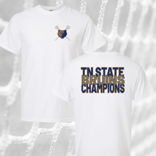 Logo + Bruins TN State Champions Comfort Colors Soft Heavy Tee