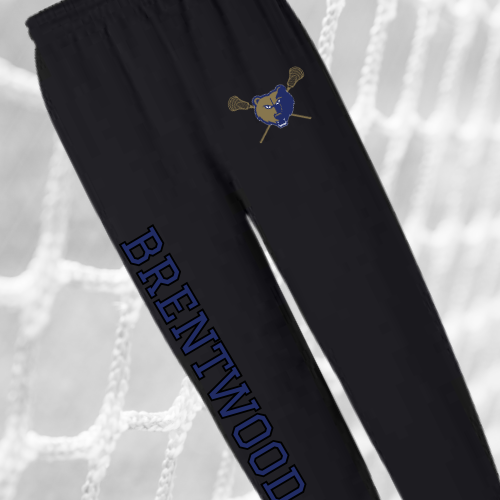 Bruin Lacrosse Logo + Brentwood Gildan Sweatpants