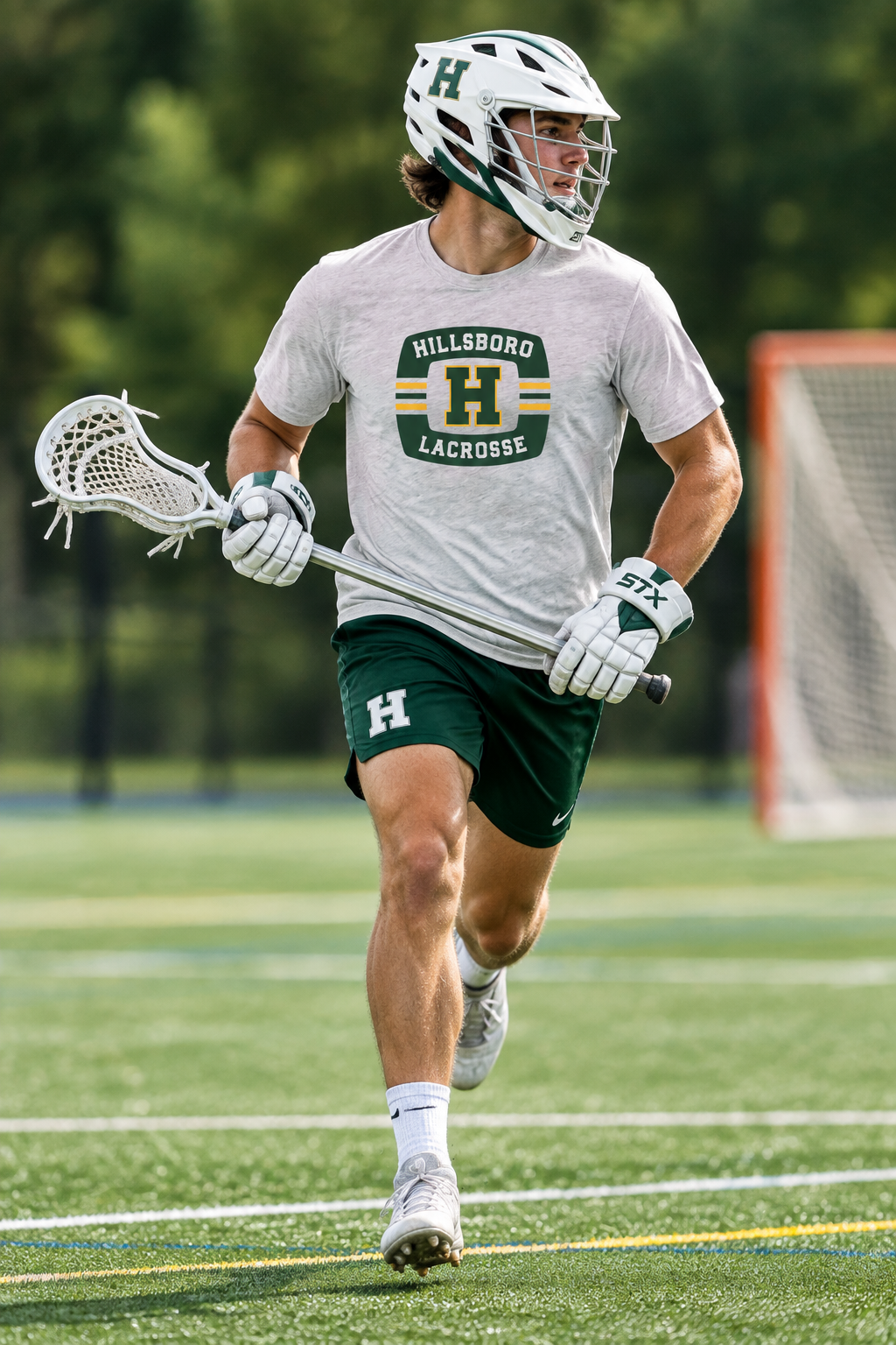 Hillsboro Block on Tri-Blend Tee