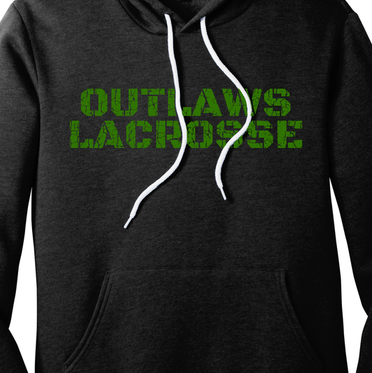 Outlaws Text Sponge Fleece Hoodie