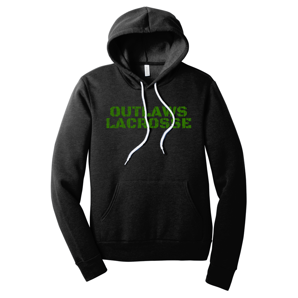 Outlaws Text Sponge Fleece Hoodie