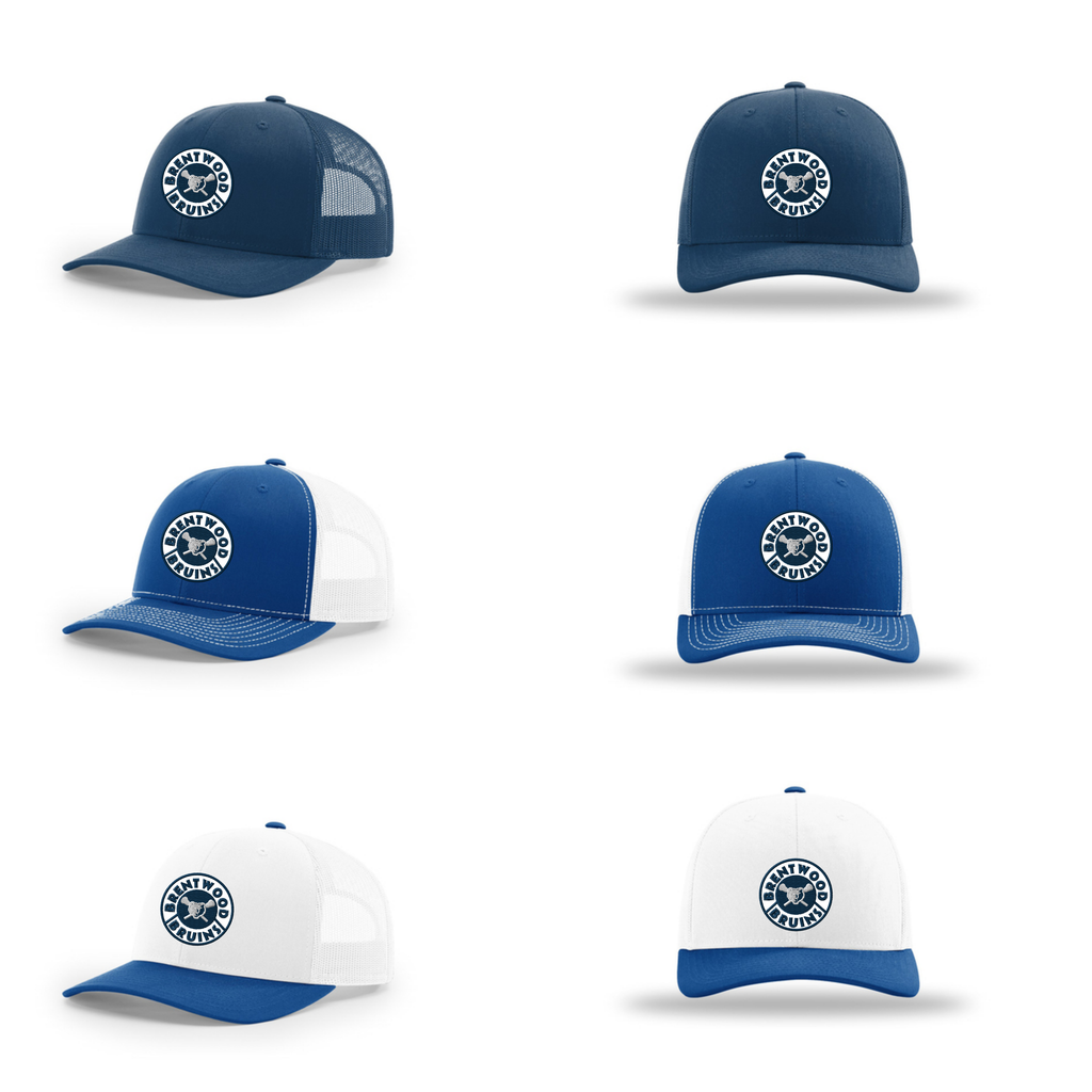 Embroidered Circle Patch Richardson 112 Trucker Hat