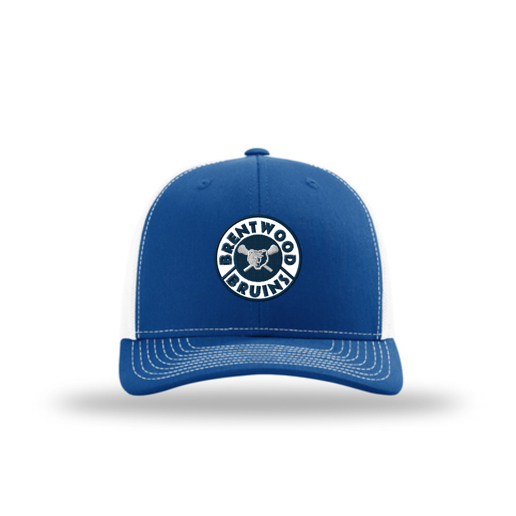 Embroidered Circle Patch Richardson 112 Trucker Hat