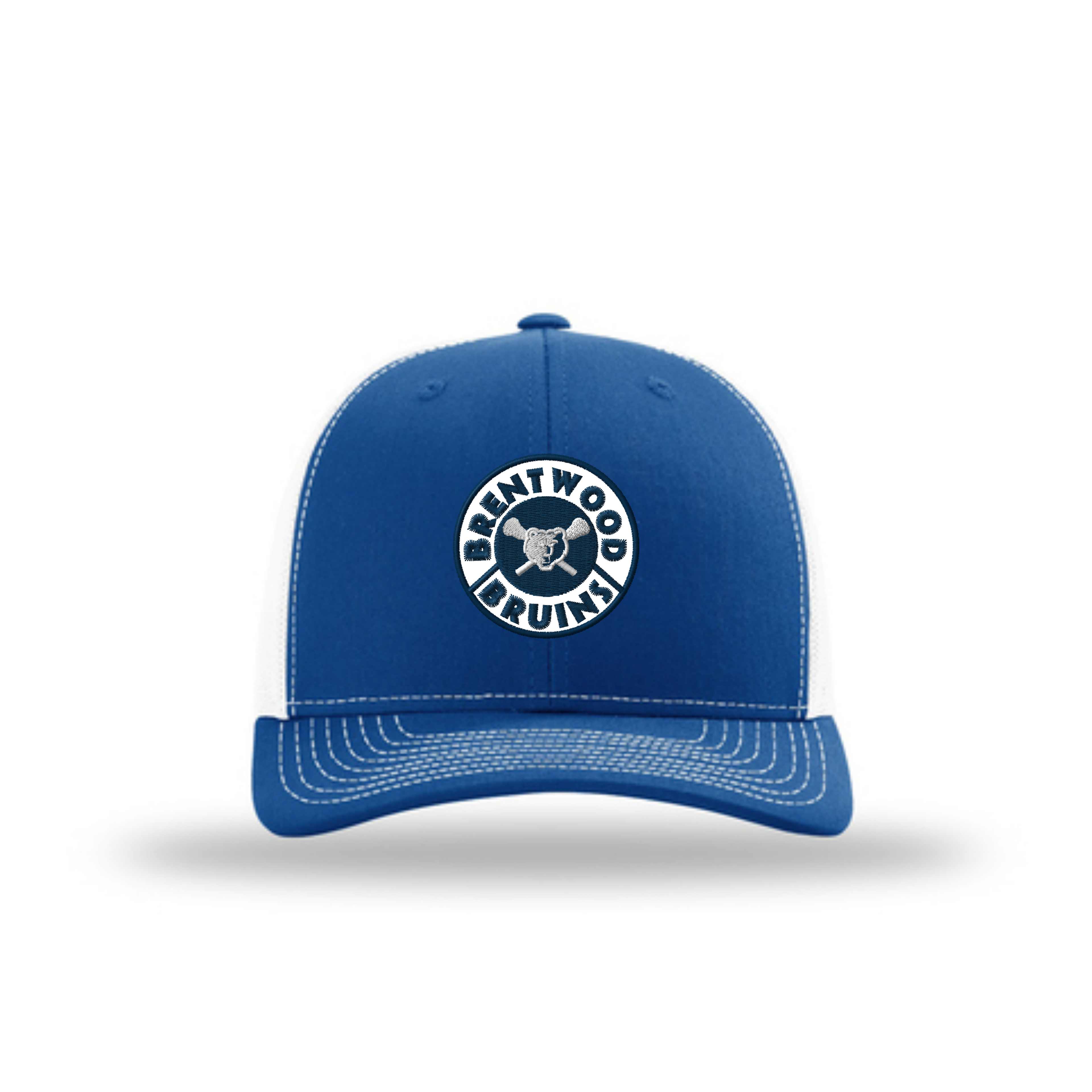 Embroidered Circle Patch Richardson 112 Trucker Hat