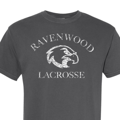 Black Ravenwood Lacrosse Comfort Colors Soft Heavy Tee