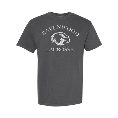Black Ravenwood Lacrosse Comfort Colors Soft Heavy Tee