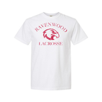 White Ravenwood Lacrosse Comfort Colors Soft Heavy Tee