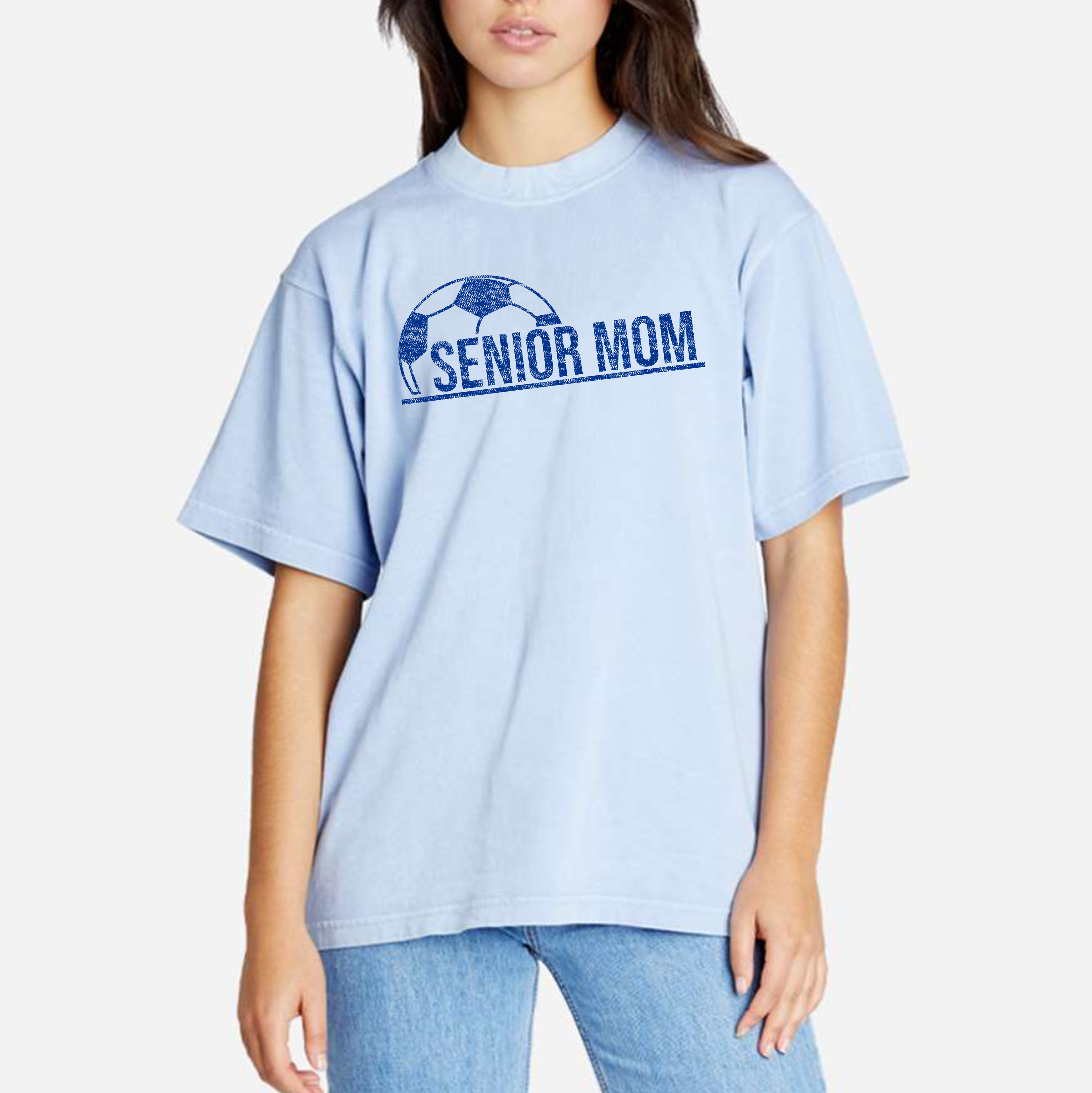 Senior Mom Urban Heavyweight T by Lane Seven