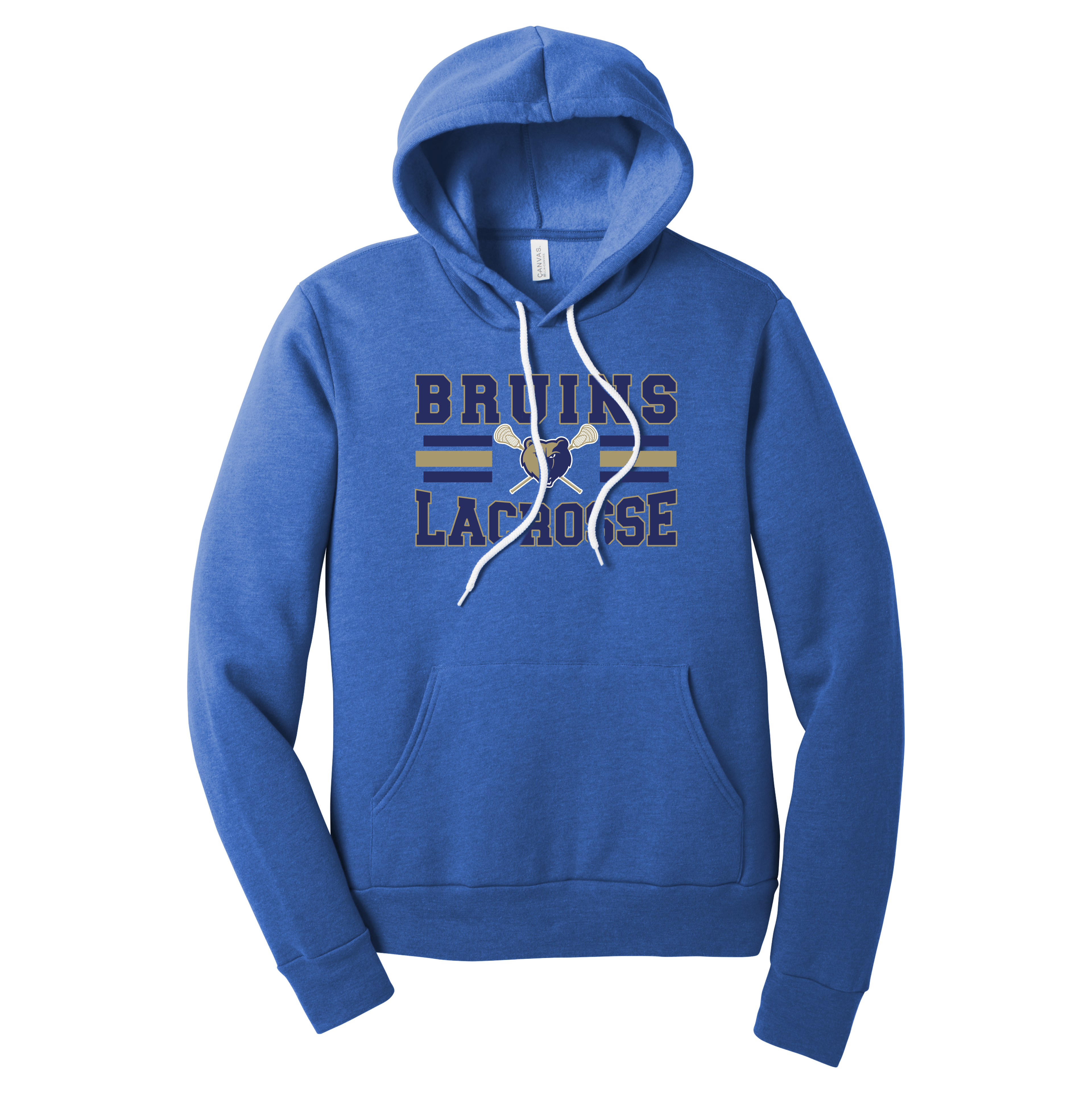 Bruins Lacrosse BELLA + CANVAS - Sponge Fleece Hoodie