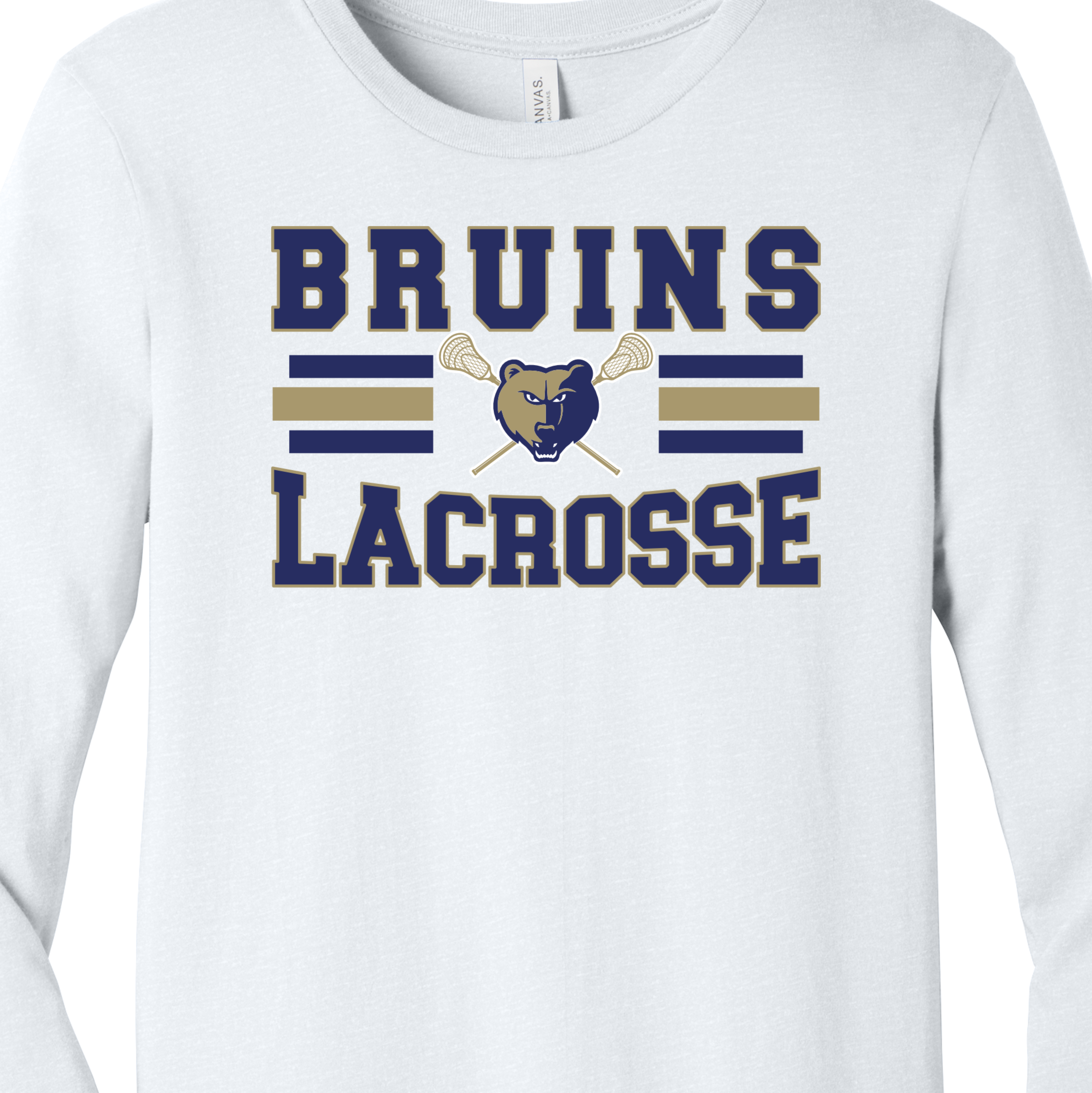 Bruins Lacrosse Logo Long Sleeve