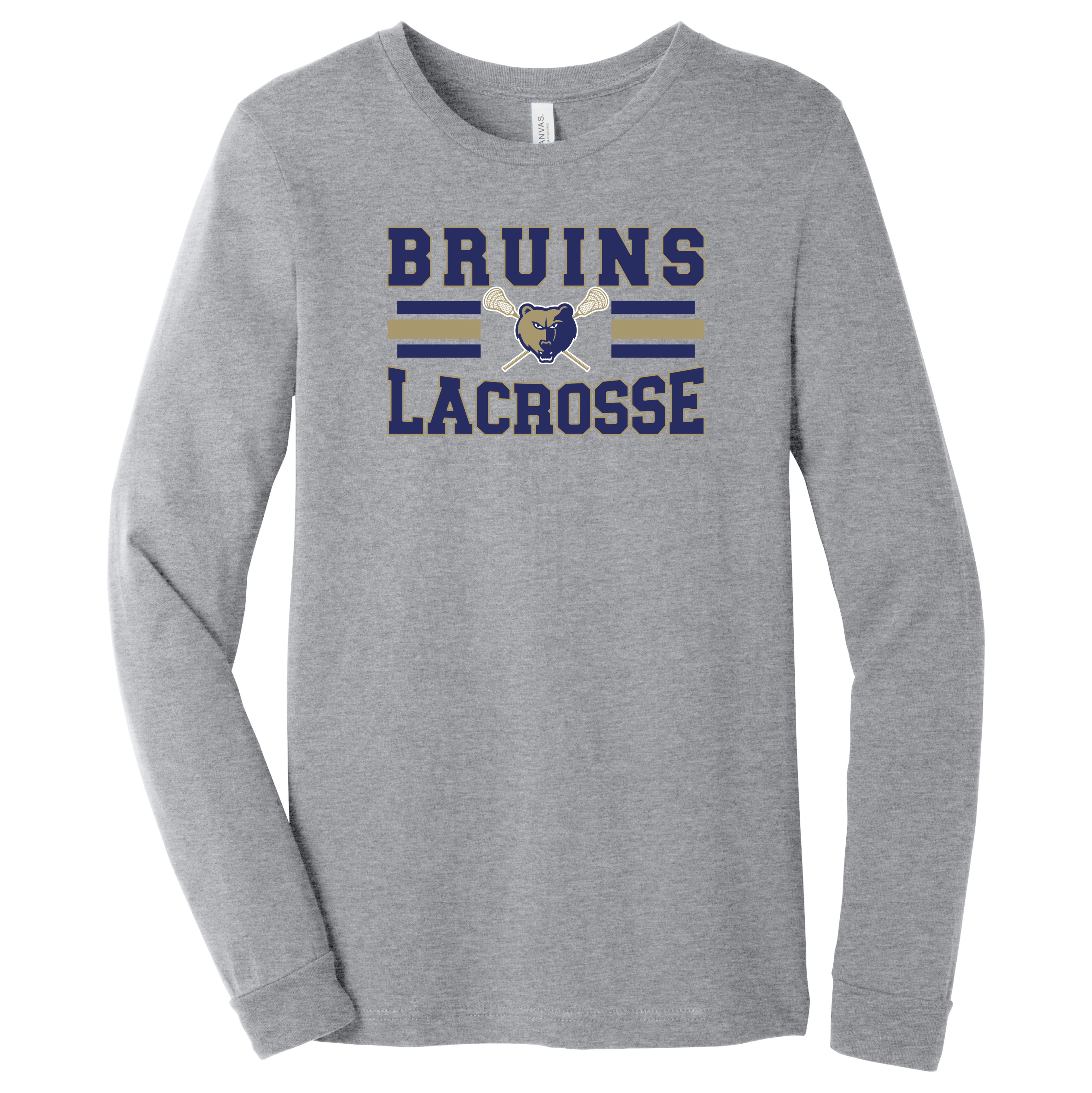 Bruins Lacrosse Logo Long Sleeve