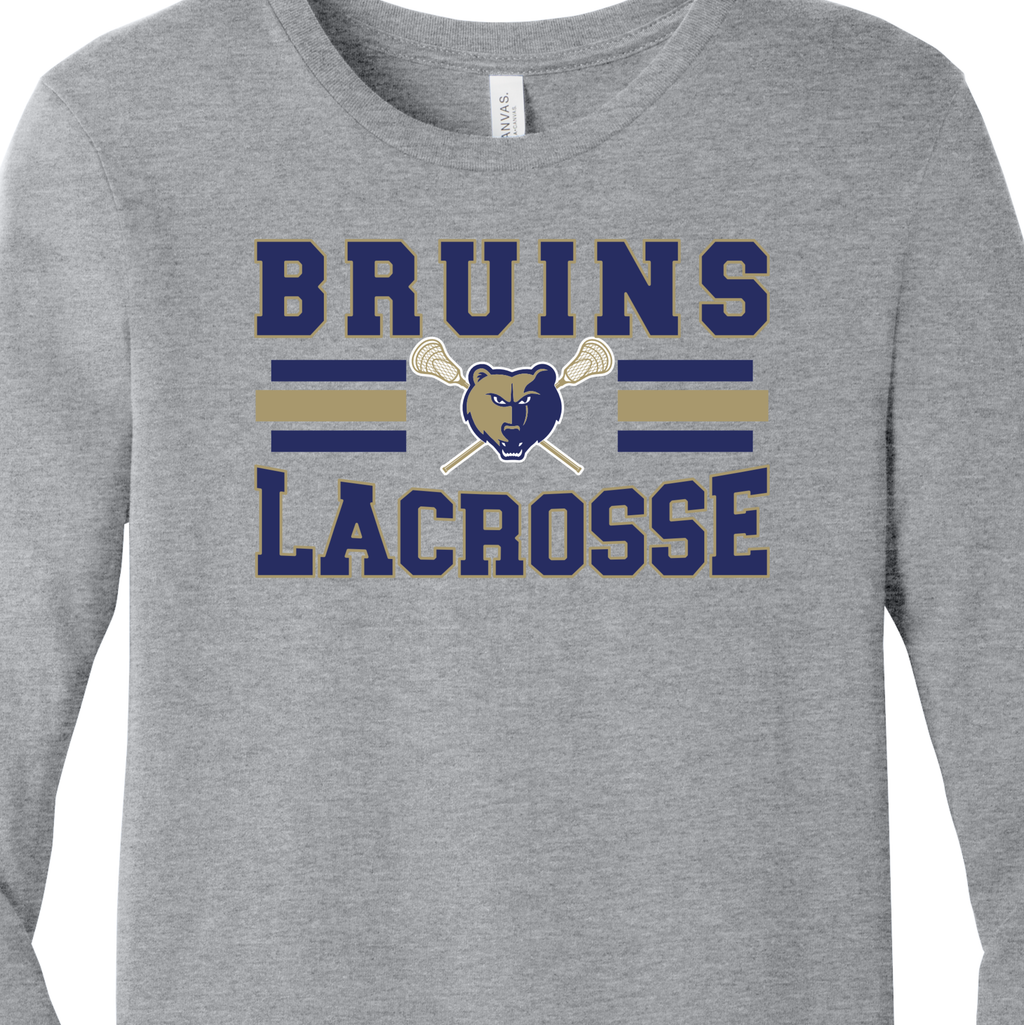 Bruins Lacrosse Logo Long Sleeve