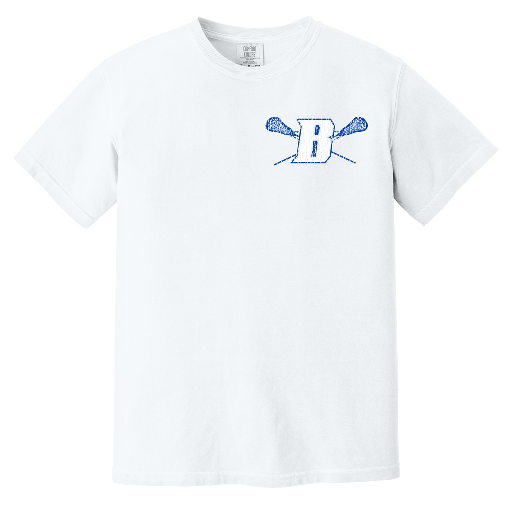Vintage Old School Logo on Comfort Colors Soft Heavy Tee