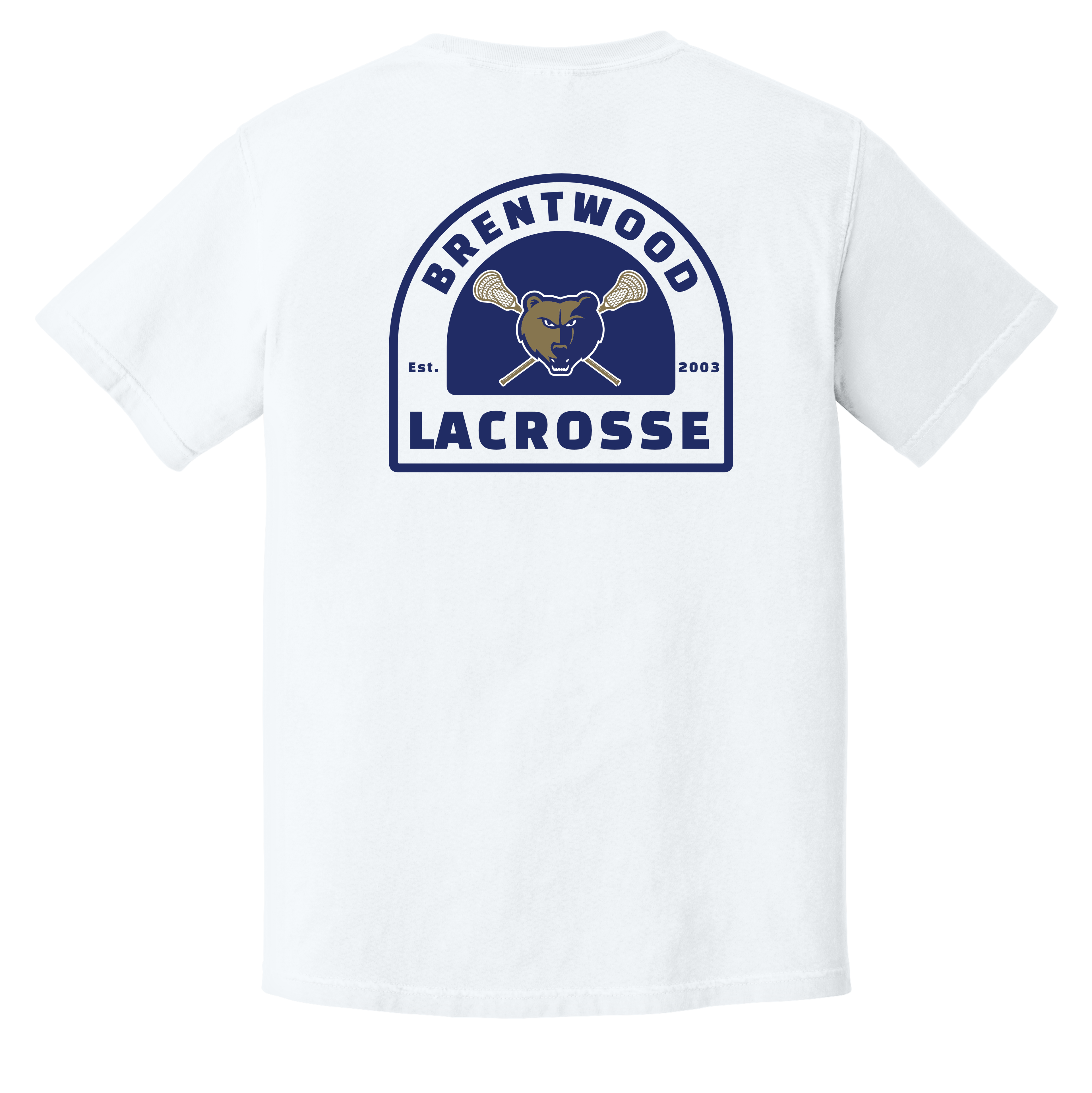 Arched Badge Logo on Comfort Colors Soft Heavy Tee