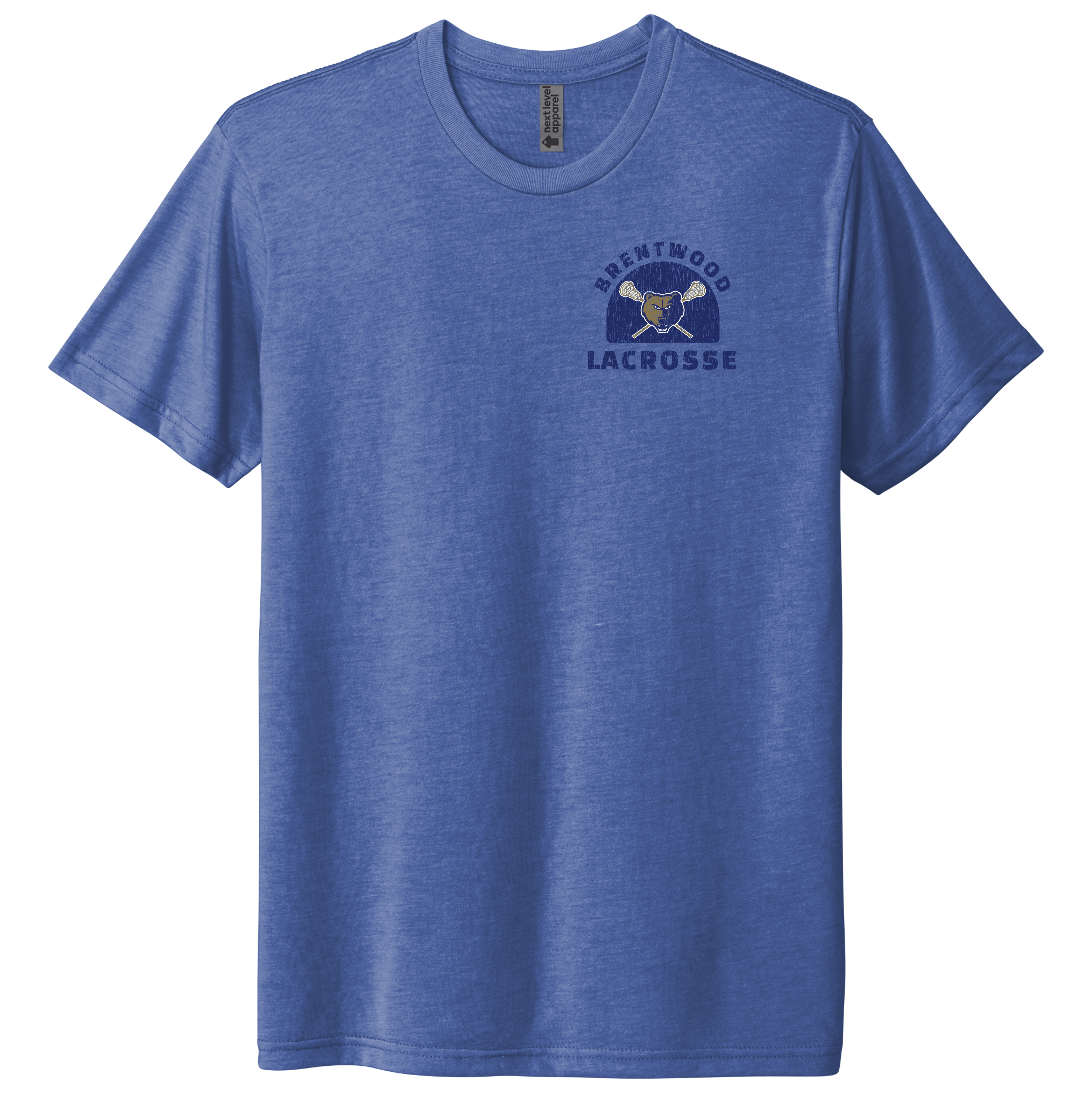 Vintage Arched Badge Logo on Next Level CVC Tee