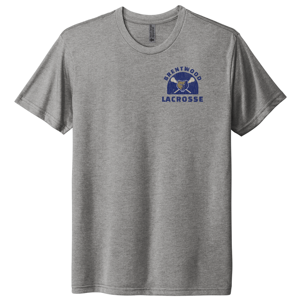 Vintage Arched Badge Logo on Next Level CVC Tee