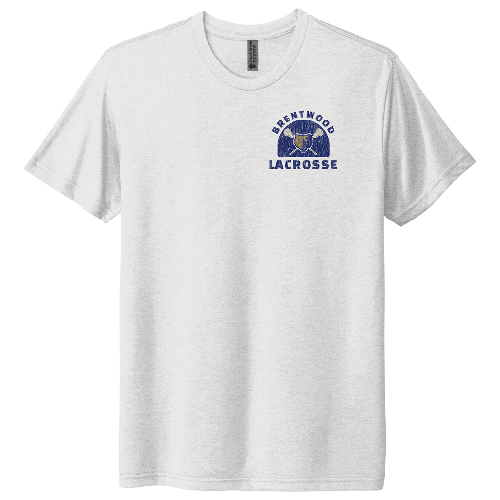 Vintage Arched Badge Logo on Next Level CVC Tee