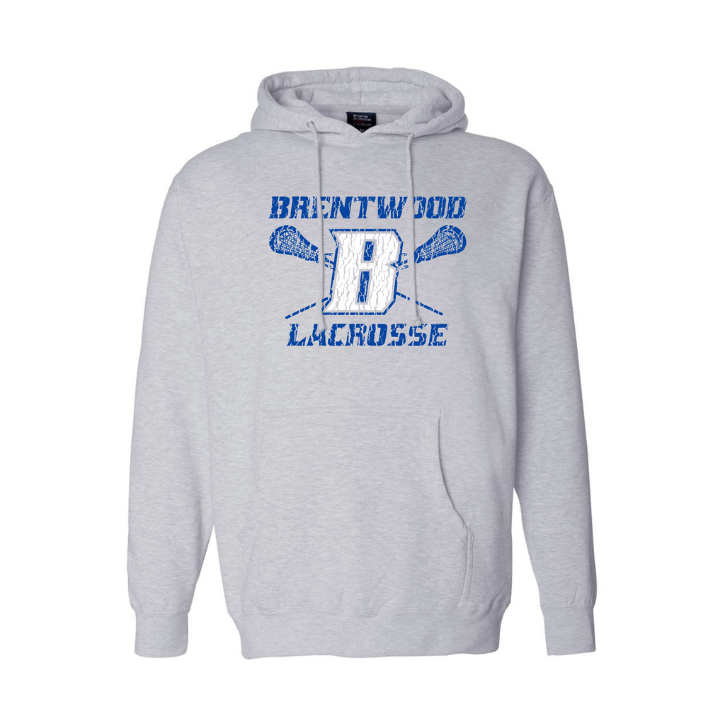 Heavyweight Lacrosse Hoodie Vintage Logo