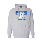 Heavyweight Lacrosse Hoodie Vintage Logo