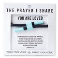 YOU ARE LOVED Bracelet, Christian Cord Bracelet