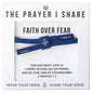 FAITH OVER FEAR Bracelet, Christian Cord Bracelet